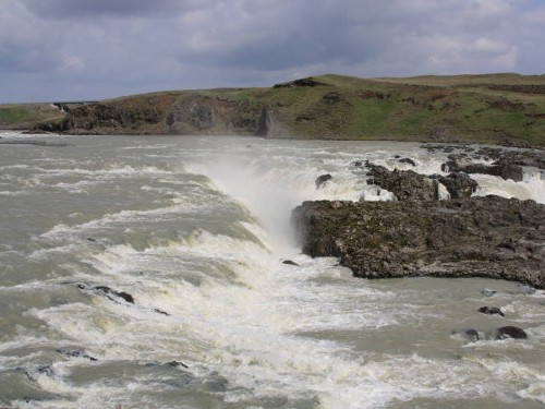 Wasserfall Urriðafoss Wasserfall Urriðafoss