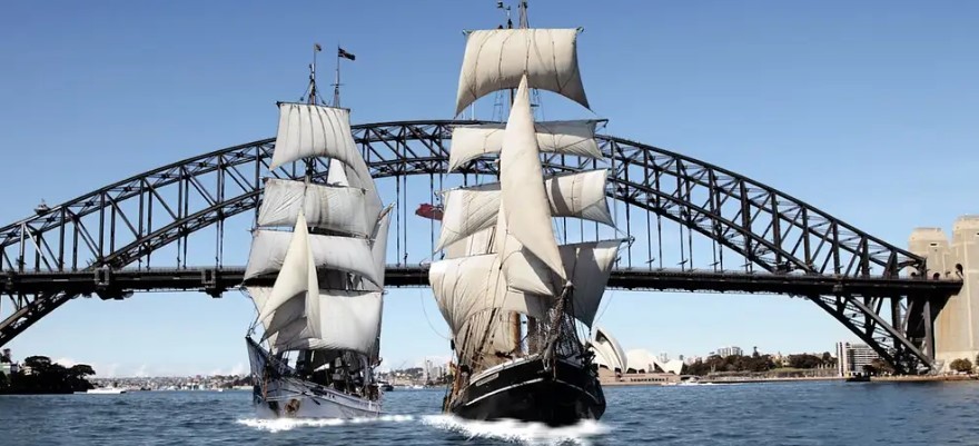 Sydney Harbour Tall Ship Lunch or Dinner Cruise Image