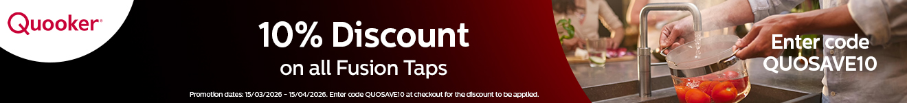 Quooker - 10% Discount on all Fusion Taps - 15.04.2026
