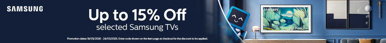 Samsung - Up to 15% off selected TVs - 24.03.2026