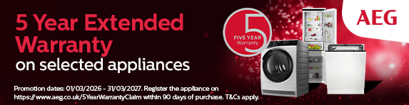 AEG - 5 Year Extended Warranty - 31.03.2027
