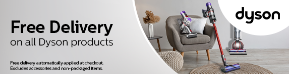 Dyson - Free Delivery on all Dyson products - Ongoing