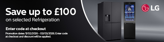 LG - Save Up to ?100 on selected Refrigeration - 03.03.2026