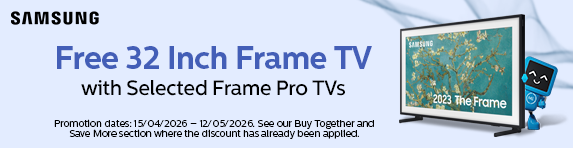 Samsung - Free 32 Inch Frame TV With Selected Frame Pro TVs - 12.05.2026