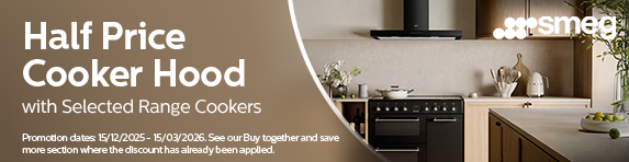 Smeg - Half Price Cooker Hood WBW Selected Range Cookers - 15.03.2026