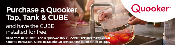 Quooker - Purchase a Quooker Tap, Tank & CUBE and get the CUBE Install Free - Ongoing