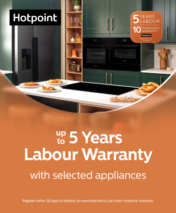 Hotpoint - Up to 5 Years Labour Warranty - Ongoing