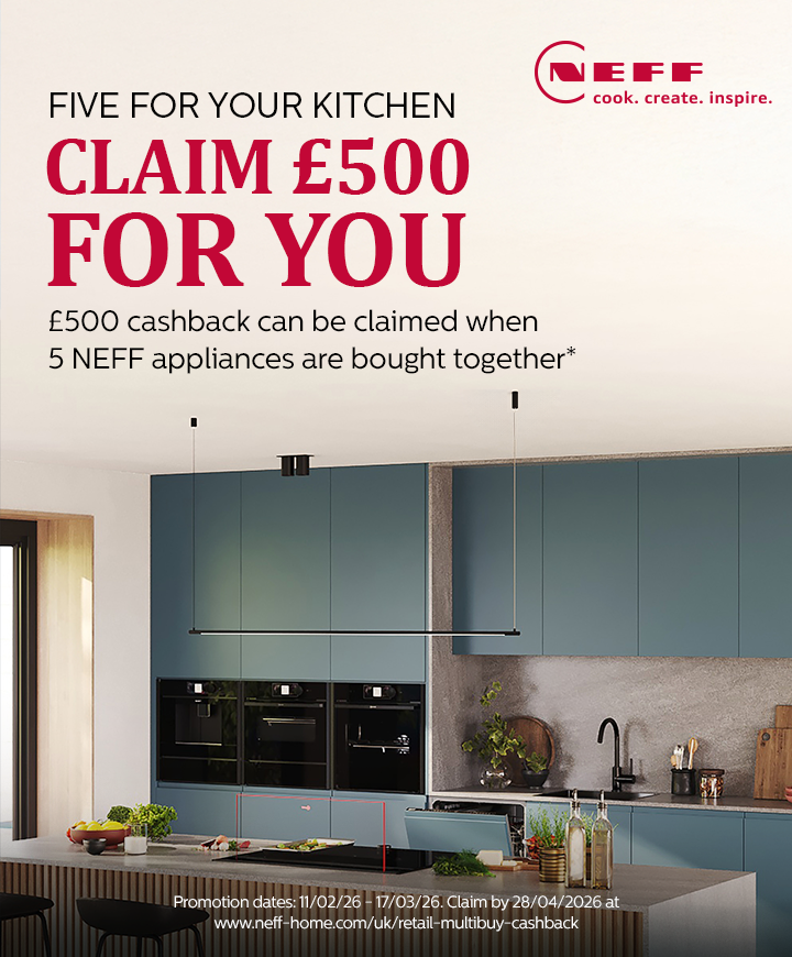 Neff - �500 Cashback When 5 Products are purchased Together - 17.03.2026