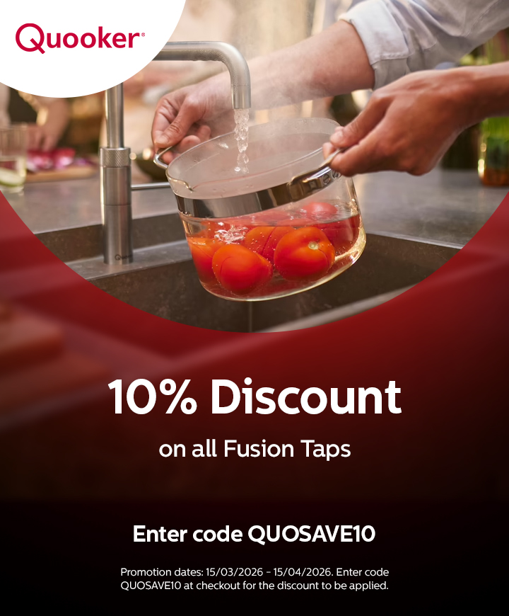 Quooker - 10% Discount on all Fusion Taps - 15.04.2026
