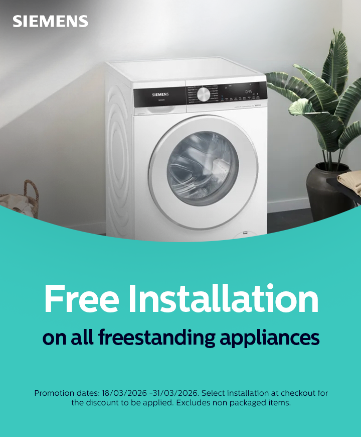Siemens - Free Installation on all Freestanding Appliances - 31.03.2026
