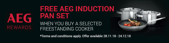 AEG Induction Pans with Cooker 28.11-24.12.2018