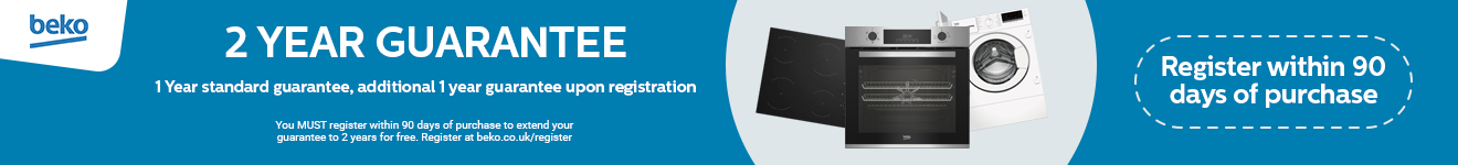 Beko - 2 Year warranty reg 90 days 2nd yr (S) - Ongoing