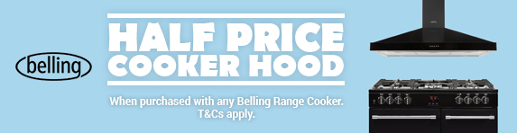BELLING - 50% off all hoods with a Range Cooker - 30.06.2021
