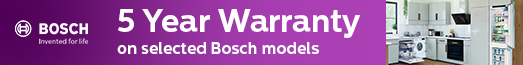 Bosch - 5 Year Warranty on Selected Products - 31.03.2024