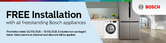 [HP]Bosch - Free Installation on all Freestanding Appliances - 31.03.2026