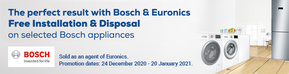 Bosch Free Installation and Disposal Promotion - 18.03.2020 - 31.03.2020