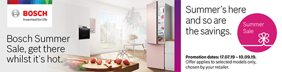 Bosch Summer Sale 17.07.2019 - 10.09.2019