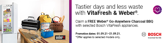 Bosch - Free Weber BBQ with selected cooling appliances - 21.09.2021