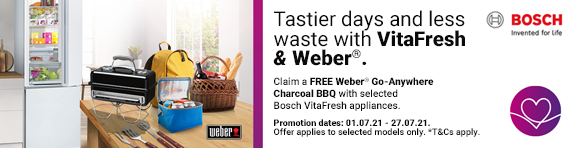 Bosch - Free Weber BBQ with selected cooling - 27.07.2021