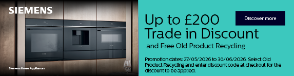 [HP]Siemens - Up to �200 Trade In Discount and Free Recycling with Selected Appliances - 30.06.2026
