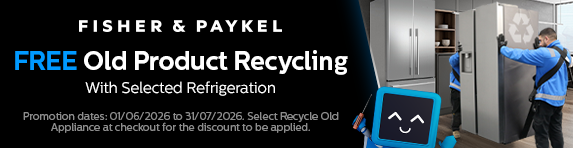 [HP]Fisher & Paykel - Free Old Product Recycling on Selected Appliances - 31.07.2026