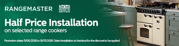 [HP]Rangemaster - Half Price Installation with Selected Range Cookers - 31.07.2026