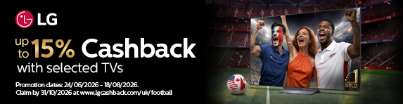 [HP]LG - Claim up to 15% Cashback with Selected TVs - 18.08.2026