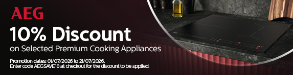 AEG - 10% Discount on Selected Premium Cooking Appliances - 21.07.2026