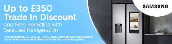 Samsung - Up to �350 Trade In Discount with Selected Refrigeration - 31.07.2026