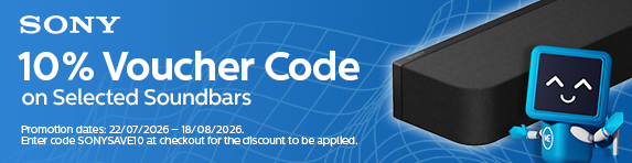 Sony - 10% Voucher code on selected soundbars - 18.08.2026