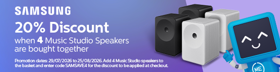 Samsung - 20% Discount When 4 Music Studio Speakers are Bought in the Same Transaction - 25.08.2026