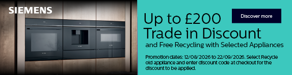 [HP]Siemens - Up to �200 Trade In Discount and Free Recycling with Selected Appliances - 22.09.2026