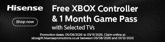 Hisense - Free XBOX Design Lab Controller and 1 Month Game Pass with Selected TVs - 03.11.2026