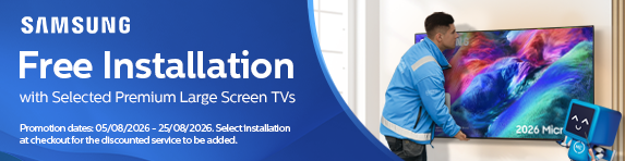 [HP]Samsung - Free Installation with Selected Premium TVs - 25.08.2026