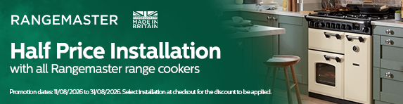 [HP]Rangemaster - Half Price Installation with all Rangemaster Range Cookers - 31.08.2026