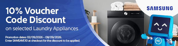[HP]Samsung - 10% voucher code on selected laundry appliances - 08.09.2026