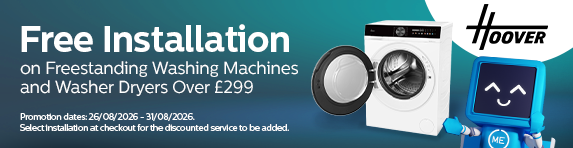 [HP]Hoover - Free Installation on Hoover Freestanding Washing Machines and Washer Dryers - 31.08.2026