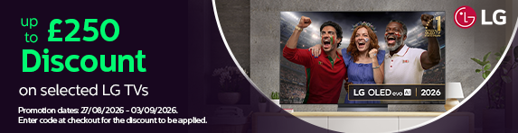 [HP]LG - Up to �250 Discount on Selected TVs - 03.09.2026