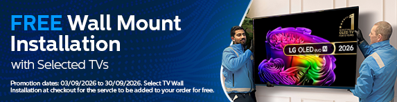 [HP]ME - FRee Wall Mount Installation with Selected TVs - 30.09.2026