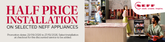 Neff - Half Price Installation with Selected Refrigerators, Freezers and Dishwashers - 27.10.2026