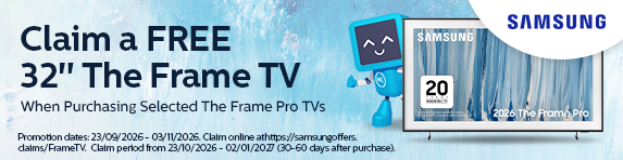 Samsung - Claim a Free 32" The Frame TV When Purchasing Selected The Frame Pro TVs - 03.11.2026