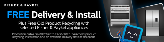 Fisher & Paykel - Free Delivery and Installation with Selected Appliances - 27.10.2026