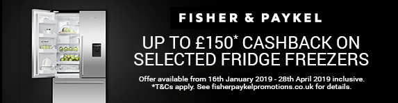 Fisher & Paykel Cashback 16.01.2019 -28.04.2019