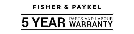 Fisher and Paykel - 5 year guarantee - 31.12.2019