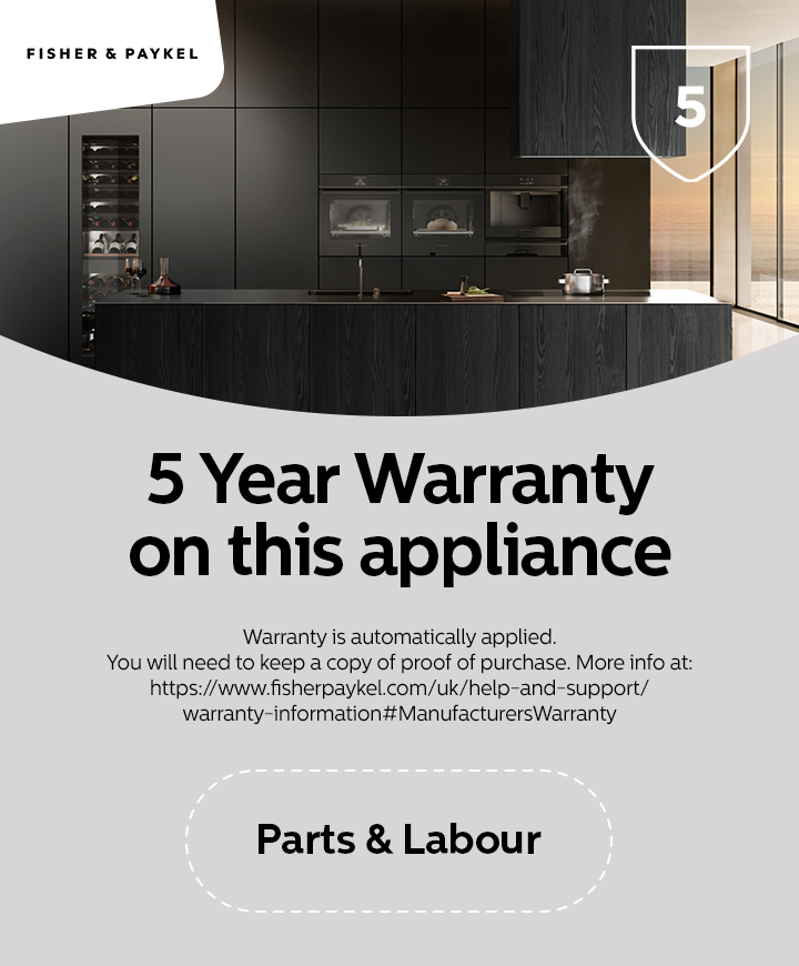 Fisher and Paykel - 5 Year Guarantee (S) - ongoing