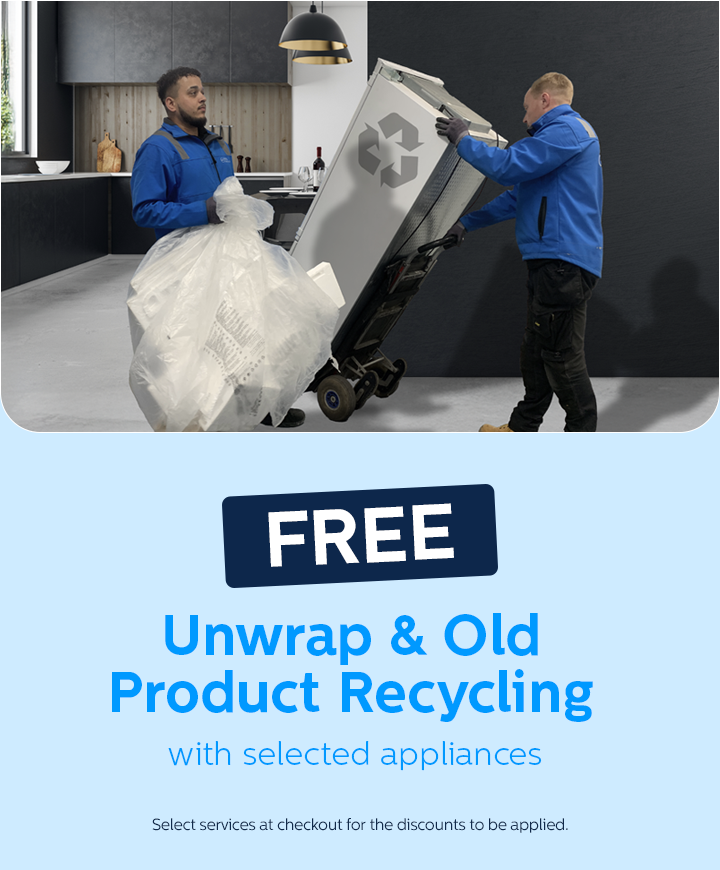 ME - Free Unwrap and Old Product Recycling with all MDA Agency Appliances - Ongoing