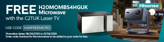 Hisense - Free Microwave with the C2TUK Laser TV - 21.04.2026
