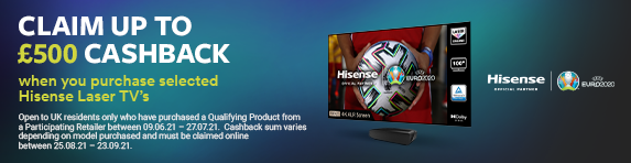 Hisense - Prepaid Card Up to ?500 - 27.07.2021
