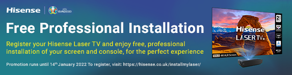 Hisense - Free Professional Installation on TVs - 14.01.2022