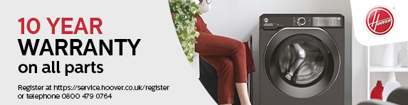 Hoover - 10 Year Parts and 1 Year Labour Guarantee (S) - ongoing